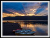 Sunset at Lake McDonald