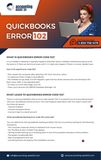 Causes and Quick Books Fixes of QB Banking Error Code 102