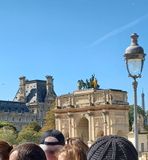 The Arc de Triomphe du Carrousel, a triumphal arch commemorating Napoleons military victories