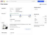 ebay order details for Vevor Transmission fluid Pump