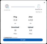 AT&T Internet 18 DSL speed