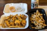 8/5/2025  Who Dat Shrimp with Cajun Fries and a side of Cajun Crab Fries