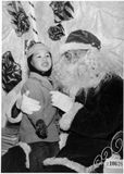 Santa and me at Kahns Department Store Oakland, California  1949