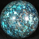 1.89: Shattuckite w/ Chrysocolla - Shaba, Congo