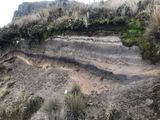 Couche de cendres du Volcan