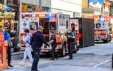 NYFD springs into action in Times Square in New York City