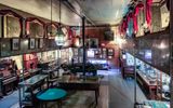 Bird Cages for the ladies of the night hanging above the Dance Hall in the Bird Cage Theater in Tombstone AZ