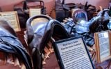 1860s saddle ridden by Kurt Russell in the movie Tombstone at the O.K. Corral in Tombstone AZ