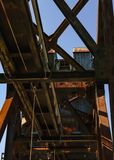 Drawbridge control tower for the Clinton Presidential Park Bridge in Little Rock