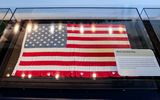 U.S. Flag carried by Timothy Mays during the Voting Rights March along the Selma to Montgomery NHT