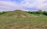 Mound 7 and Elliptical Mound in the Mound City Group in Hopewell Culture NHP