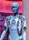 Humanistic robot interacting with visitors at The Sphere in Las Vegas