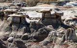 Balanced rock hoodoos in the Bisti Wilderness