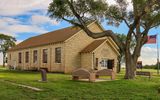 Nicodemus Township Hall built in 1939 in Nicodemus NHS