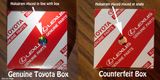 Top of box