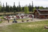 Sled dog training facilty