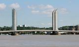 Chaban-Delmas bridge all 4 pylons from BAT 3 ride