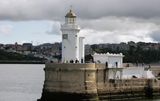 Docked in Getxo & had afternoon/night on the ship.  Heres Algorta lighthouse at port when we came in