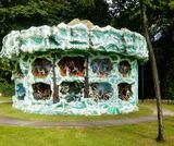 One of the dioramas outside.  Reminded me of a well-frosted cake.