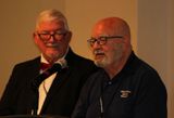 BJ DOrsay accepts award for his work