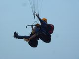  Parasailing pair closeup by H.