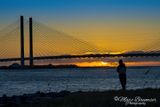 Charles W Cullen Bridge At Sunrise 63890