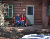 Our cabin room on the rim of the Grand Canyon (built in the 1890s)