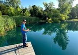 Early day fishing