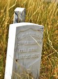 Location of where a Calvary Soldier fell during the battle of Custers Last Stand
