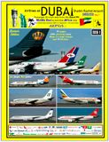 Dubai Sheikh Rashid Airport. (Passenger Airlines - from Africa and the Middle East - non Russian) Available now!