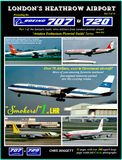 Smokers 1 -  The Boeing 720 and Boeing 707 at London-Heathrow Airport.  SOLD OUT