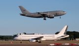 RCAF A310 and BA A320 in shot