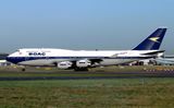 #002 British Airways BOAC retro livery B747-436 G-BYGC
