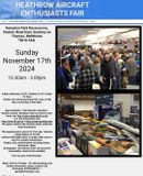 London - Heathrow Aviation Enthusists Fair November 2025 - Flyer