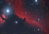 IC 434 The Horsehead Nebula  NGC 2024 Flame Nebula 