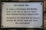 0087-3B9A1650-Posted sign at the Ken Patrick Trailhead not far from the North Kaibab Trailhead-.jpg