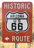00144-3B9A8480-Historical Route 66 Sign Post in the Petrified Forest National Park.jpg