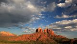 007-3B9A8575-Moon Rising over Cathedral Rock at Sunset, Sedona.jpg