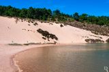 A Praia Fluvial e <br>a Grande Duna de Salir