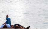 A Lagoa de bidos <br>em 5 de novembro de 2006