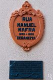 Homenagem ao<br> Ceramista Manuel Mafra