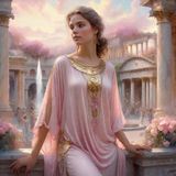 Young Women in tunic on a Roman Plaza 2.jpg