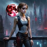 Emma Watson in Cyberpunk clothes in a Cyberpunk World 3.jpg