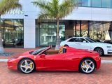 Ferrari 458 Spider, with 2022 Rolls Royce Ghost in the background (5961)