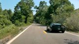 On the road in West Virginia, per Bobs dashcam. (2024-07-14-Stage-3-WV-92-00-47-36-green-C7-Corvette-13)