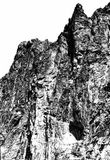 Face NW des Pitons de la Fourche, partie suprieure