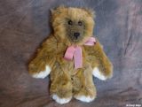 Plush jointed bear - artist unknown