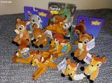 Disney Bambi bean bag plush toys, various