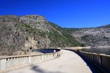 Parapet leading to tunnel and North shoreline