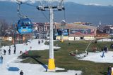 Ski lifts at Bansko.